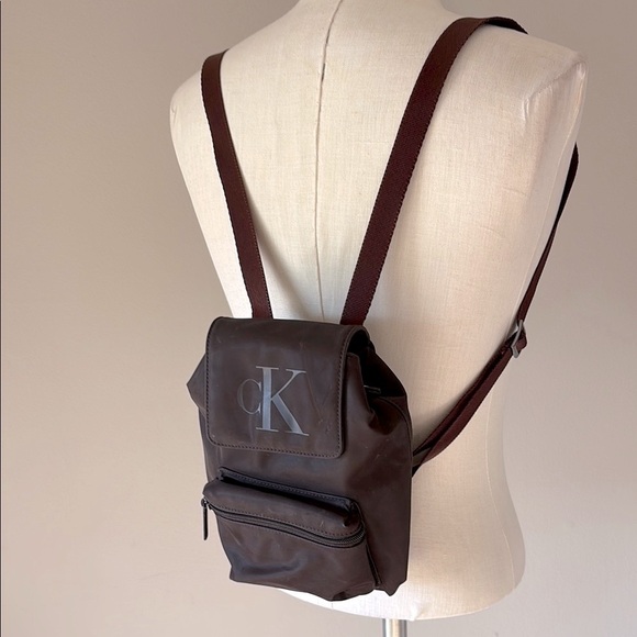 Calvin Klein Brown Backpack Durable Material med size
Unisex main image 5